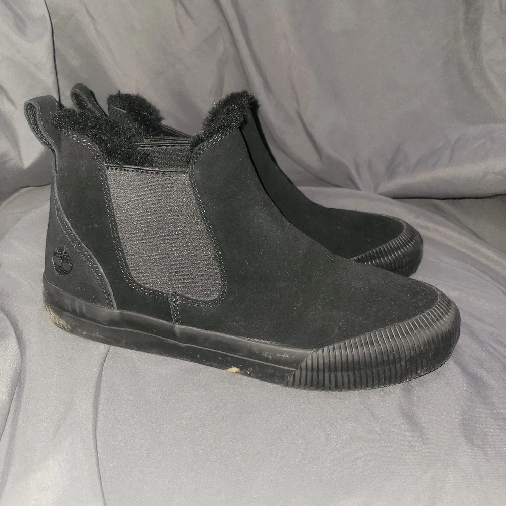 Timberland Skyla Bay 2.0 Women's US 9 Black Faux Fur Lined Winter Boots DWA3576